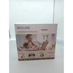 BEDLORE Waterproof Mattress Protector, Full Size Mattress Pad with Deep Pocke...